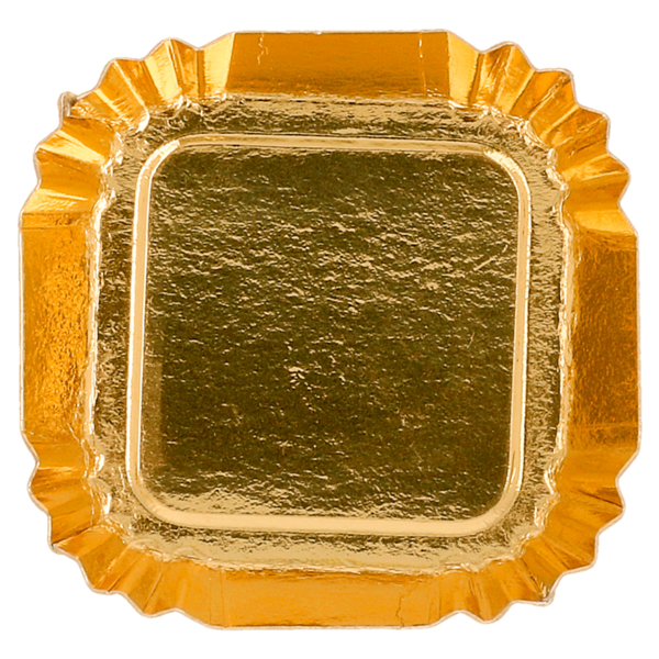 Garcia De Pou MINI BANDEJAS 325 G/M2 5 5x5 5 CM ORO CARTÓN (100 UNID.)