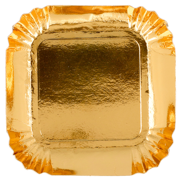 Garcia De Pou MINI BANDEJAS 325 G/M2 6 5x6 5 CM ORO CARTÓN (100 UNID.)