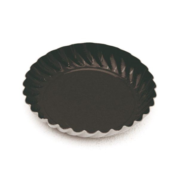 Garcia de pou MINI BANDEJAS 325 G/M2 Ø 5 5 CM NEGRO CARTÓN (100 UNID.)