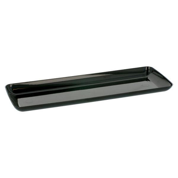 Garcia De Pou MINI BANDEJAS APERITIVOS 19x6 5x1 2 CM NEGRO PS (500 UNID.)