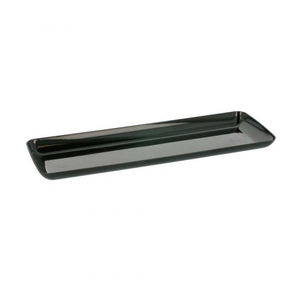 Garcia de pou MINI BANDEJAS APERITIVOS 19x6 5x1 2 CM NEGRO PS (500 UNID.)