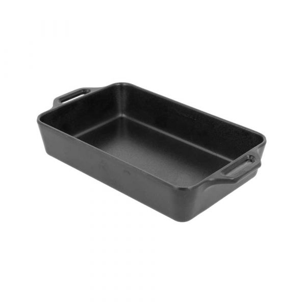 Garcia de pou MINI BANDEJAS CON ASAS 'ASAMI WARE' 250 ML 16 5x11x3 5 CM NEGRO MELAMINA (12 UNID.)