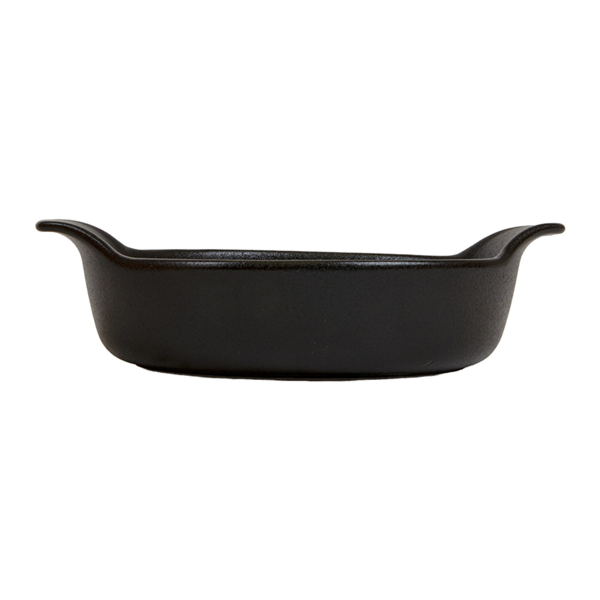 Garcia De Pou MINI BANDEJAS CON ASAS 'SLATE' 'AKALA' 18 5x15x5 CM NEGRO PORCELANA (6 UNID.)