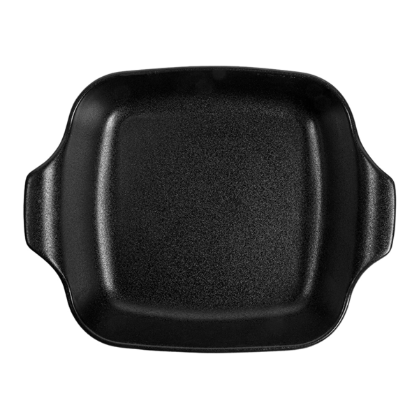 Garcia De Pou MINI BANDEJAS CON ASAS 'SLATE' 'AKALA' 24 5x19 5x6 CM NEGRO PORCELANA (3 UNID.)