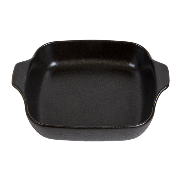Garcia de pou MINI BANDEJAS CON ASAS 'SLATE' 'AKALA' 24 5x19 5x6 CM NEGRO PORCELANA (3 UNID.)