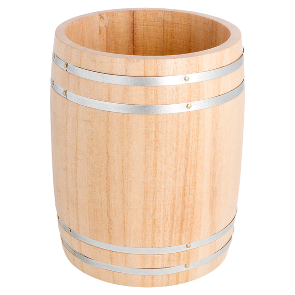 Garcia de pou MINI BARRIL Ø11 5x13 8 CM NATURAL MADERA (1 UNID.)