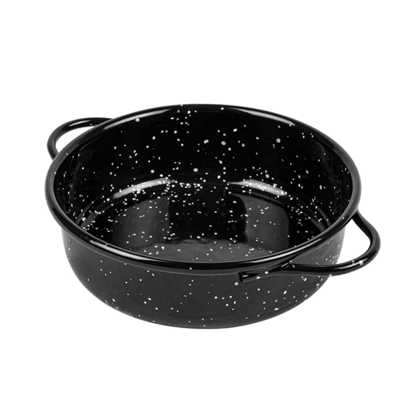 Garcia De Pou MINI CACEROLAS ESMALTADAS Ø13x4 CM NEGRO ACERO (6 UNID.)