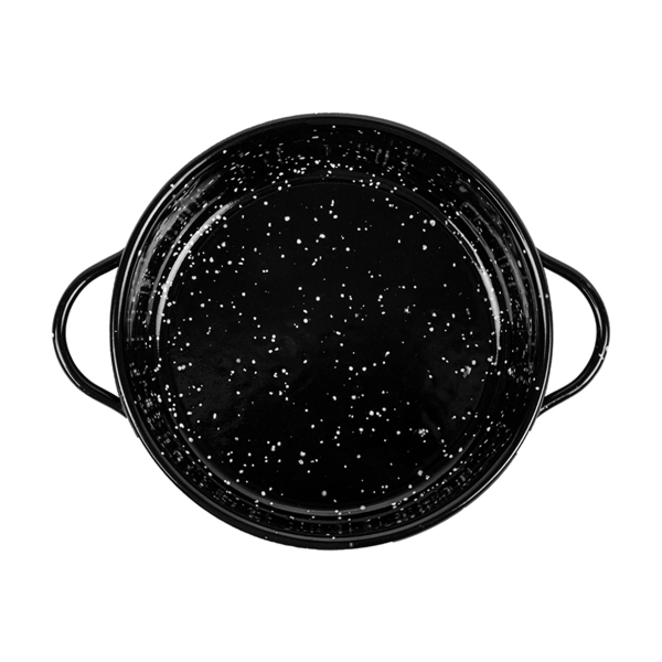 Garcia De Pou MINI CACEROLAS ESMALTADAS Ø13x4 CM NEGRO ACERO (6 UNID.)
