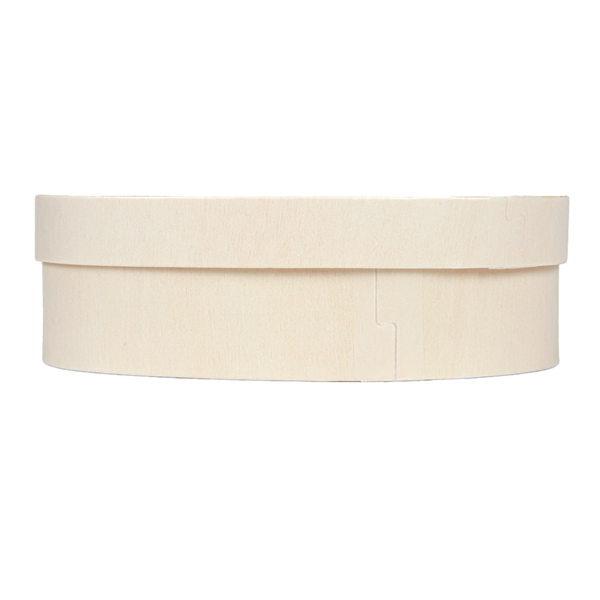 Garcia De Pou MINI CAJA OVAL CON TAPA 16x10 5x5 CM NATURAL MADERA (20 UNID.)