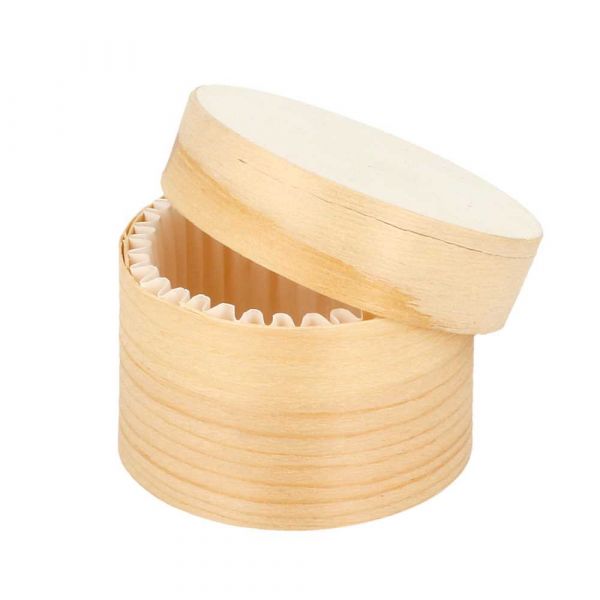 Garcia de pou MINI CAJITAS CILÍNDRICAS + TAPA Y CÁPSULA Ø 5x3 5 CM NATURAL MADERA (200 UNID.)