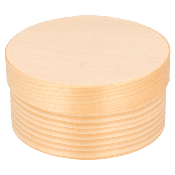 Garcia De Pou MINI CAJITAS CILÍNDRICAS + TAPA Y CÁPSULA Ø 8x4 CM NATURAL MADERA (200 UNID.)