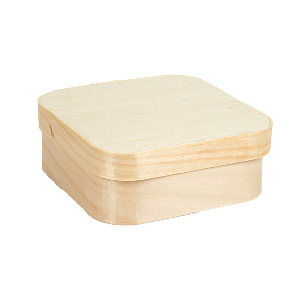 Garcia de pou MINI CAJITAS CUADRADAS + TAPA Y CÁPSULA 11x11x4 CM NATURAL MADERA (200 UNID.)