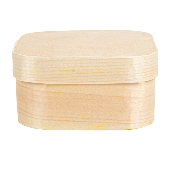 Garcia De Pou MINI CAJITAS CUADRADAS + TAPA Y CÁPSULA 8x8x4 CM NATURAL MADERA (200 UNID.)