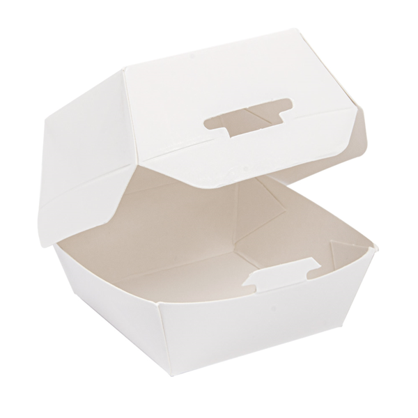 Garcia de pou MINI CONCHAS HAMBURGUESA 250 G/M2 5 3x5 7x5 CM BLANCO CARTONCILLO (500 UNID.)