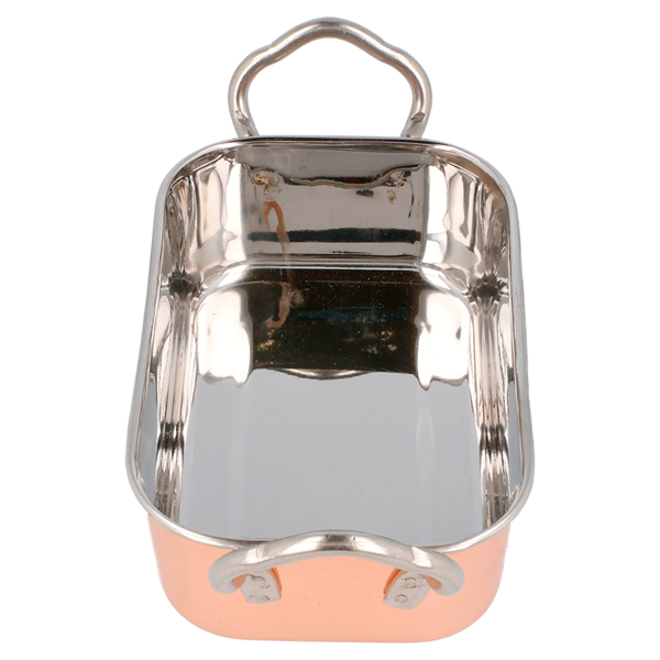 Garcia De Pou MINI CUBETAS CON ASAS 'ARTINOX' 14 5x9 5x4 5 CM COBRE INOX (6 UNID.)