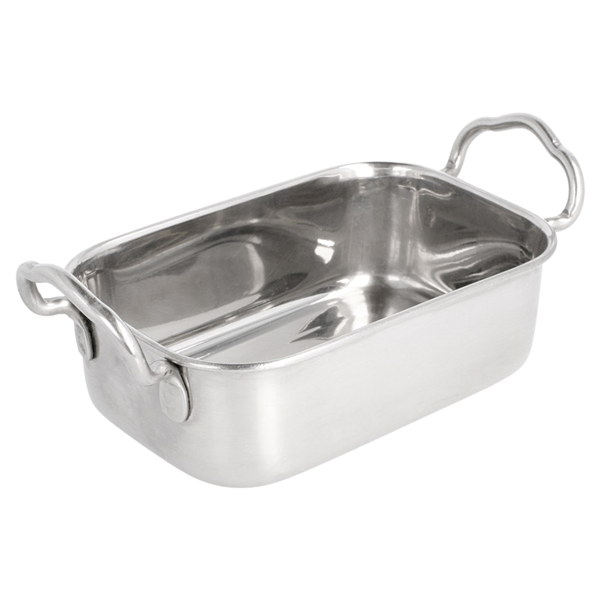 Garcia De Pou MINI CUBETAS CON ASAS 'ARTINOX' 14 5x9 5x4 5 CM PLATEADO INOX (6 UNID.)