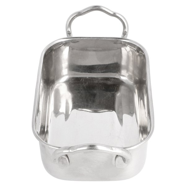 Garcia De Pou MINI CUBETAS CON ASAS 'ARTINOX' 14 5x9 5x4 5 CM PLATEADO INOX (6 UNID.)
