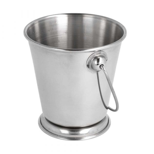 Garcia de pou MINI CUBITERAS 'ARTINOX' Ø 9x9 CM PLATEADO INOX (12 UNID.)