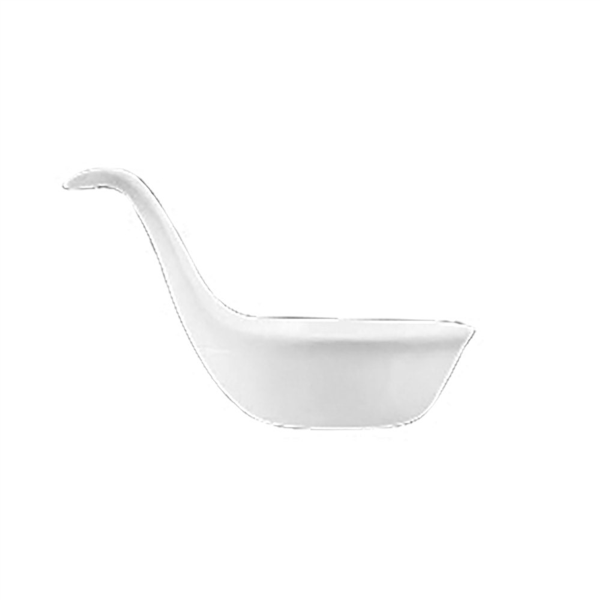Garcia de pou MINI CUCHARAS 10x5 2x5 2 CM BLANCO PORCELANA (12 UNID.)