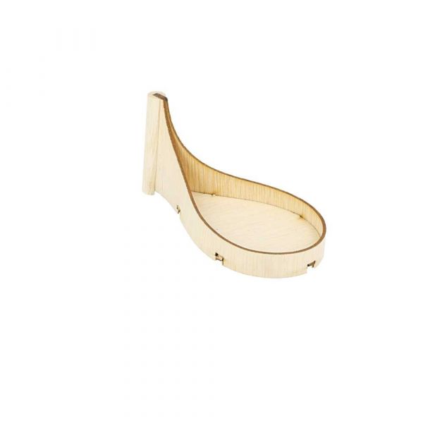 Garcia de pou MINI CUCHARAS PARA TAPAS 10 5x5x5 CM NATURAL BAMBÚ (100 UNID.)