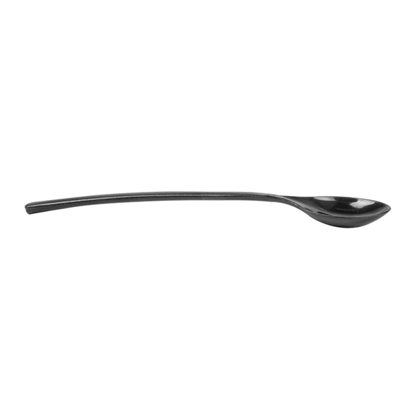Garcia De Pou MINI CUCHARAS REUTILIZABLES PARA APERITIVOS 10 5 CM NEGRO PS (4000 UNID.)