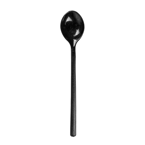 Garcia de pou MINI CUCHARAS REUTILIZABLES PARA APERITIVOS 10 5 CM NEGRO PS (4000 UNID.)