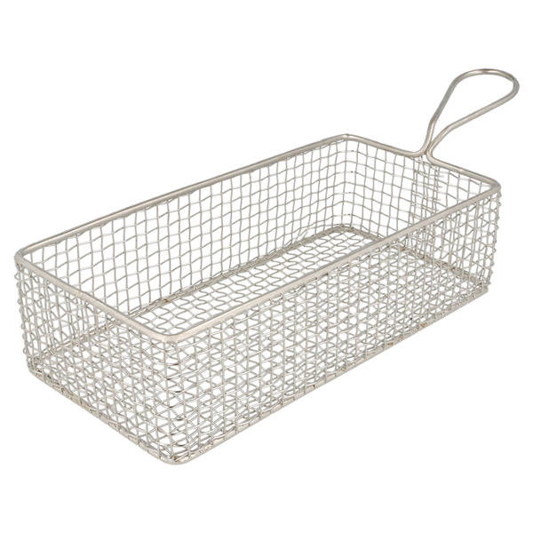 Garcia De Pou MINI FREIDORAS ALARGADAS 'ARTINOX' 22x10x6 CM PLATEADO INOX (6 UNID.)
