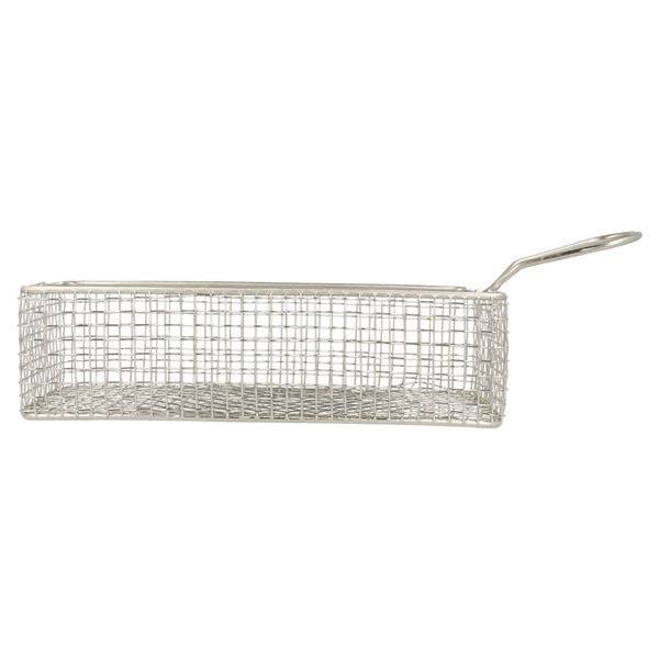 Garcia De Pou MINI FREIDORAS ALARGADAS 'ARTINOX' 22x10x6 CM PLATEADO INOX (6 UNID.)