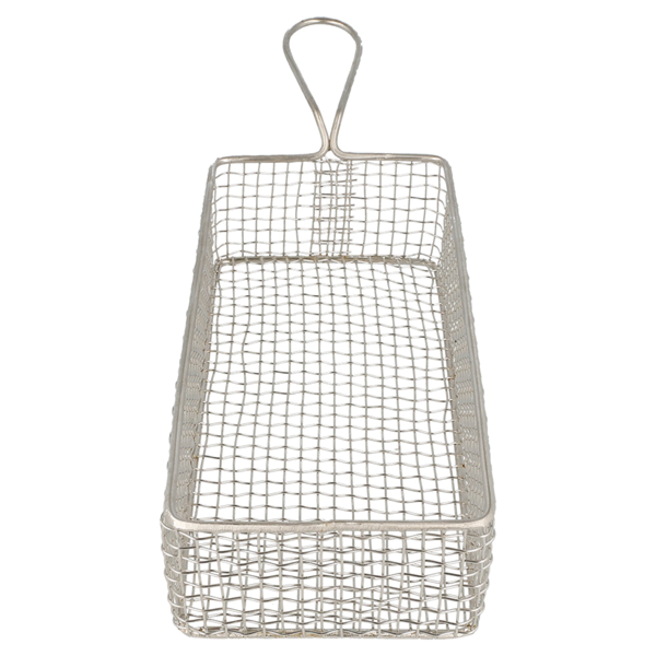 Garcia De Pou MINI FREIDORAS ALARGADAS 'ARTINOX' 22x10x6 CM PLATEADO INOX (6 UNID.)