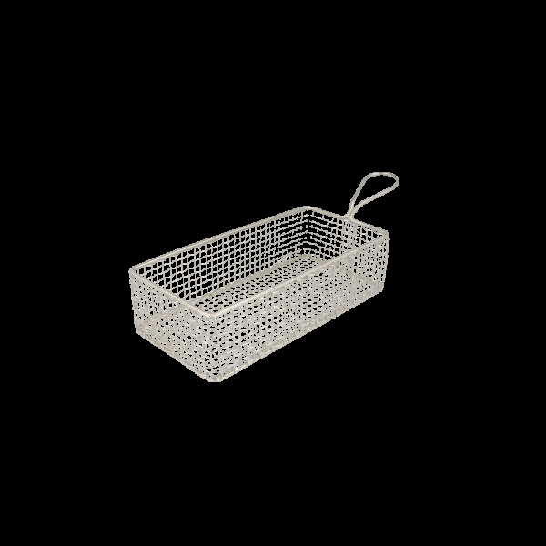 Garcia de pou MINI FREIDORAS ALARGADAS 'ARTINOX' 22x10x6 CM PLATEADO INOX (6 UNID.)