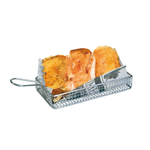 Garcia de pou MINI FREIDORAS ALARGADAS 'ARTINOX' 24x15x3 5 CM PLATEADO INOX (6 UNID.)