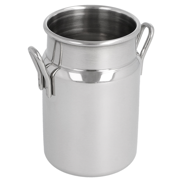 Garcia De Pou MINI LECHERITAS 'ARTINOX' 145 ML Ø 5x7 5 CM PLATEADO INOX (12 UNID.)