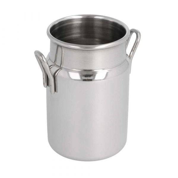 Garcia de pou MINI LECHERITAS 'ARTINOX' 145 ML Ø 5x7 5 CM PLATEADO INOX (12 UNID.)