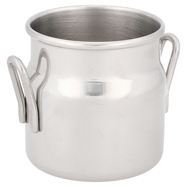 Garcia De Pou MINI LECHERITAS 'ARTINOX' 90 ML Ø 4 5x5 CM PLATEADO INOX (12 UNID.)