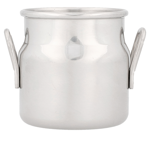 Garcia De Pou MINI LECHERITAS 'ARTINOX' 90 ML Ø 4 5x5 CM PLATEADO INOX (12 UNID.)