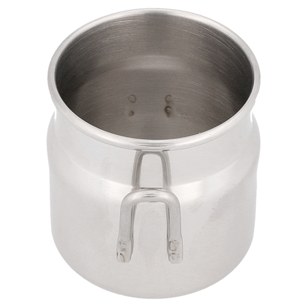 Garcia De Pou MINI LECHERITAS 'ARTINOX' 90 ML Ø 4 5x5 CM PLATEADO INOX (12 UNID.)