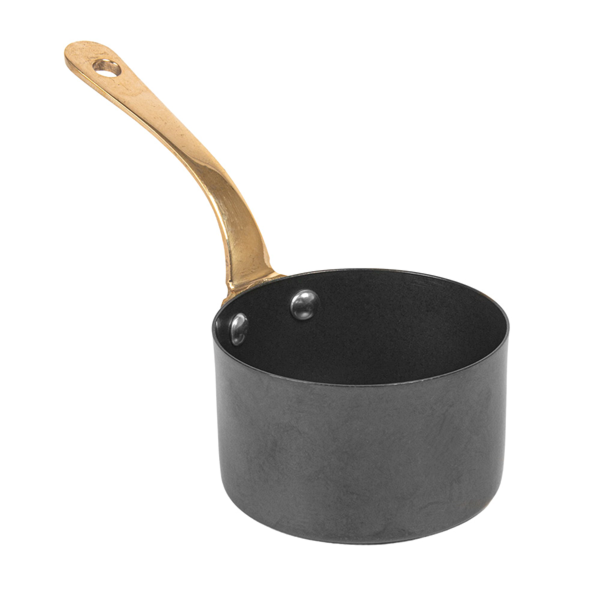 Garcia de pou MINI OLLA 'ARTINOX' 200 ML Ø 7 8x4 5 CM NEGRO INOX (1 UNID.)