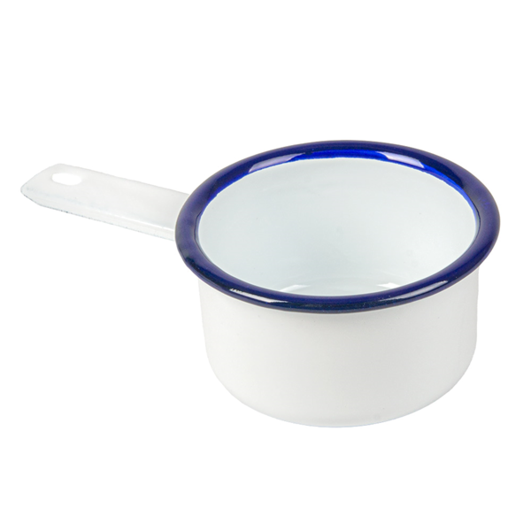 Garcia de pou MINI OLLAS 'ENAMELWARE' 200 ML 15 6x9x4 7CM BLANCO ACERO ESMALTADO (6 UNID.)