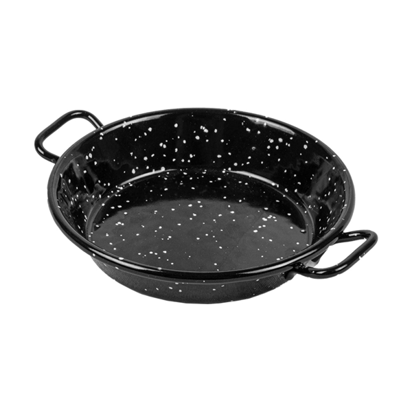 Garcia De Pou MINI PAELLA VALENCIANA ESMALTADA 'ARTINOX' Ø10x2 CM NEGRO ACERO (10 UNID.)