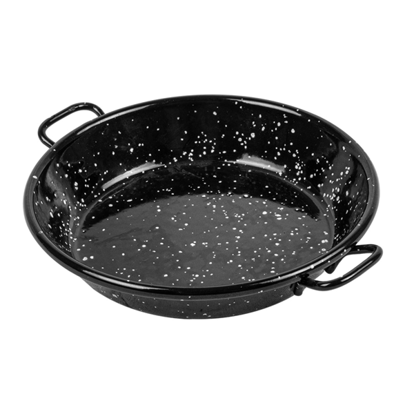 Garcia De Pou MINI PAELLA VALENCIANA ESMALTADA 'ARTINOX' Ø12x2 4 CM NEGRO ACERO (10 UNID.)