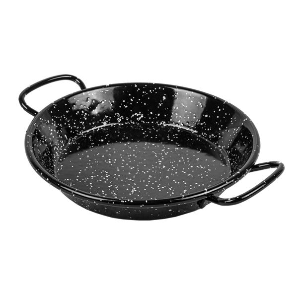 Garcia De Pou MINI PAELLA VALENCIANA ESMALTADA 'ARTINOX' Ø15x2 CM NEGRO ACERO (10 UNID.)