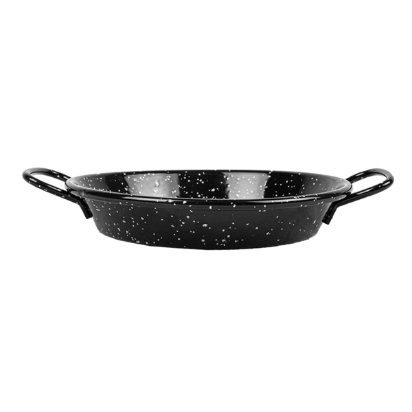 Garcia De Pou MINI PAELLA VALENCIANA ESMALTADA 'ARTINOX' Ø15x2 CM NEGRO ACERO (10 UNID.)