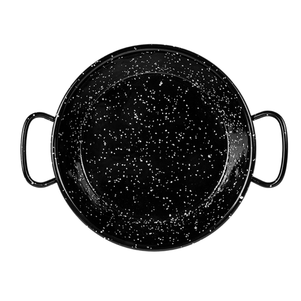 Garcia De Pou MINI PAELLA VALENCIANA ESMALTADA 'ARTINOX' Ø15x2 CM NEGRO ACERO (10 UNID.)
