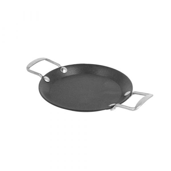 Garcia de pou MINI PAELLAS Ø 12 8x1 2 CM NEGRO ACERO (6 UNID.)