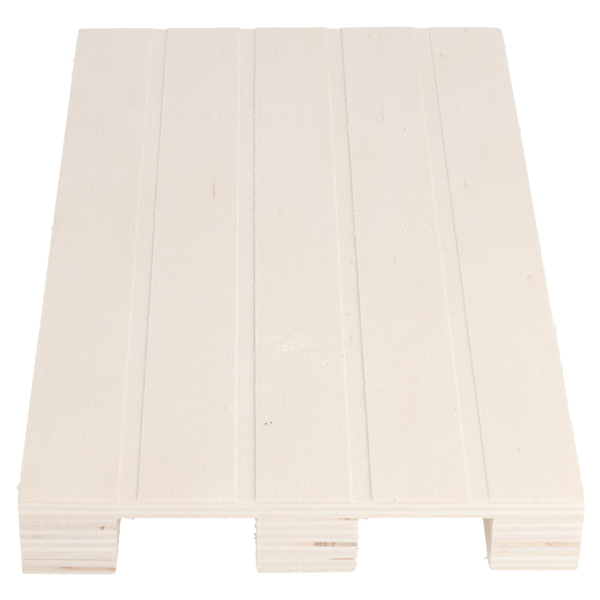 Garcia De Pou MINI PALET 20x12x2 CM NATURAL MADERA (40 UNID.)
