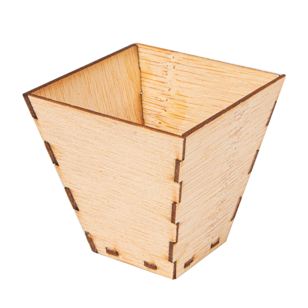 Garcia De Pou MINI RECIPIENTES PARA TAPAS 5x5x5 CM NATURAL BAMBÚ (100 UNID.)