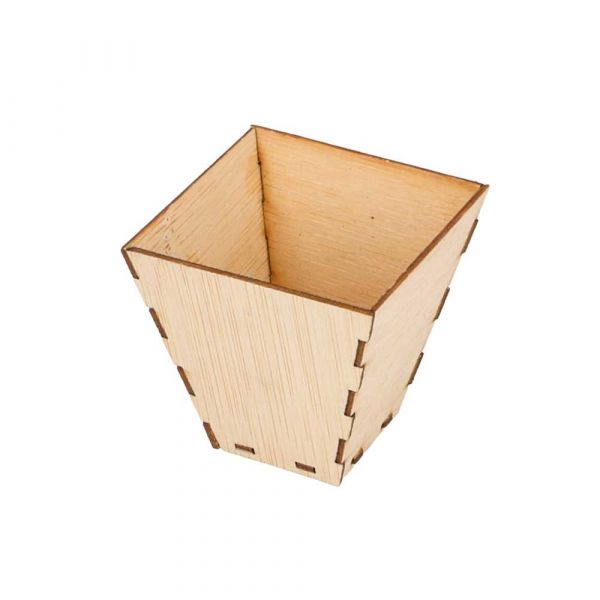 Garcia de pou MINI RECIPIENTES PARA TAPAS 5x5x5 CM NATURAL BAMBÚ (100 UNID.)