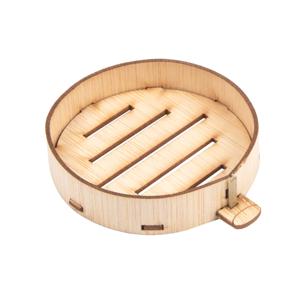 Garcia De Pou MINI RECIPIENTES PARA TAPAS Ø 5 85x1 3 CM NATURAL BAMBÚ (100 UNID.)
