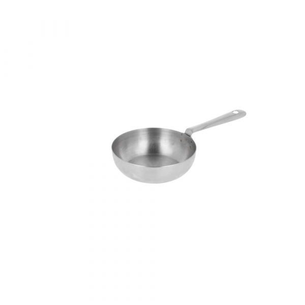 Garcia de pou MINI SARTÉN 'ARTINOX' Ø 10x3 CM PLATEADO INOX (12 UNID.)