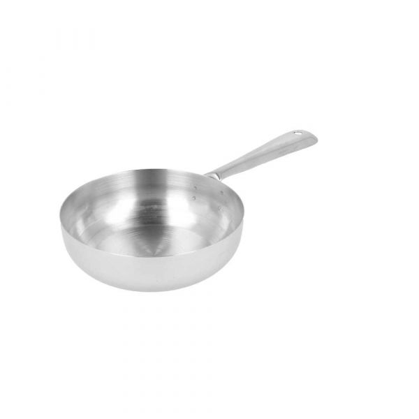 Garcia de pou MINI SARTÉN 'ARTINOX' Ø 11 5x3 5 CM PLATEADO INOX (12 UNID.)